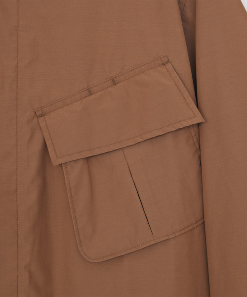 VICTIM（ヴィクティム）の「VICTIM ヴィクティム / FATIGUE SHIRT JACKET タイプライターファティーグシャツジャケット / VTM-26-O-004（ミリタリージャケット・メンズ・ホワイト/ブラック/ブラウン・1/2）」の6枚目の写真