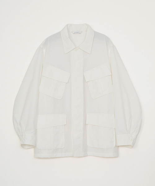 VICTIM(ヴィクティム)の「VICTIM ヴィクティム / FATIGUE SHIRT JACKET タイプライターファティーグシャツジャケット / VTM-26-O-004(ミリタリージャケット・メンズ・ホワイト/ブラック/ブラウン・1/2)」の15枚目の写真