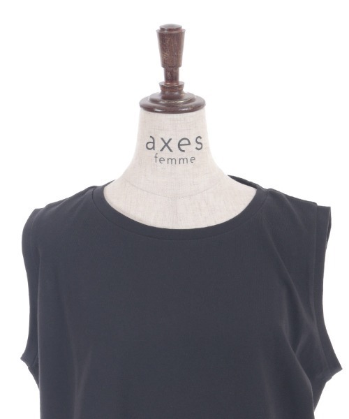 axes femme(アクシーズファム)の「裾レースノースリーブPO(Tシャツ/カットソー・レディース・ホワイト/ブラック・FREE)」の14枚目の写真
