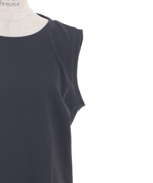 axes femme(アクシーズファム)の「裾レースノースリーブPO(Tシャツ/カットソー・レディース・ホワイト/ブラック・FREE)」の11枚目の写真