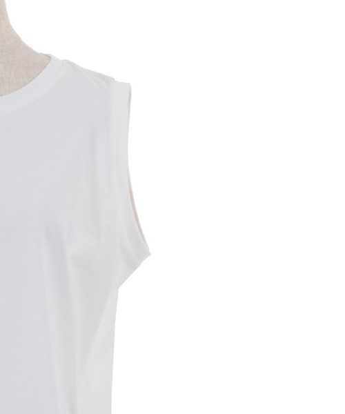 axes femme(アクシーズファム)の「裾レースノースリーブPO(Tシャツ/カットソー・レディース・ホワイト/ブラック・FREE)」の4枚目の写真