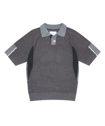 Whimsy（ウィムジー）の「OWEN KNIT TOP　SM24-T-001（ポロシャツ）」