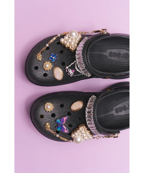 LILY BROWN(リリーブラウン)の「【LILY BROWN×CROCS】Super Bae Wedding Party(サンダル・レディース・ブラック・22/23/24)」の7枚目の写真