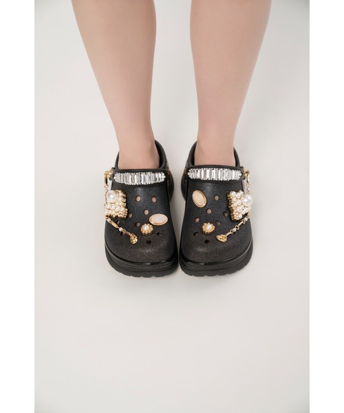 LILY BROWN(リリーブラウン)の「【LILY BROWN×CROCS】Super Bae Wedding Party(サンダル・レディース・ブラック・22/23/24)」の11枚目の写真