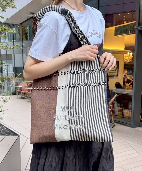 BAYFLOW(ベイフロー)の「【ASANTE SANA26】BFハンモックバッグ(トートバッグ・レディース・ピンク/ブラック/イエロー/グリーン・0)」の2枚目の写真