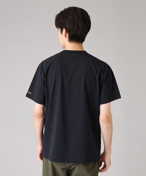 Columbia(コロンビア)の「Columbia/ タイムトゥトレイルグラフィックショートスリーブTシャツ /コロンビア(Tシャツ/カットソー・メンズ・ホワイト/ブラック・S/M/L/XL)」の3枚目の写真