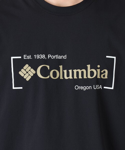 Columbia(コロンビア)の「Columbia/ タイムトゥトレイルグラフィックショートスリーブTシャツ /コロンビア(Tシャツ/カットソー・メンズ・ホワイト/ブラック・S/M/L/XL)」の4枚目の写真