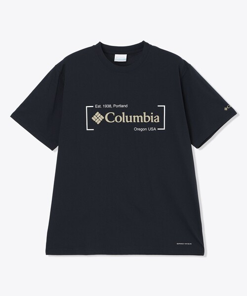 Columbia(コロンビア)の「Columbia/ タイムトゥトレイルグラフィックショートスリーブTシャツ /コロンビア(Tシャツ/カットソー・メンズ・ホワイト/ブラック・S/M/L/XL)」の6枚目の写真