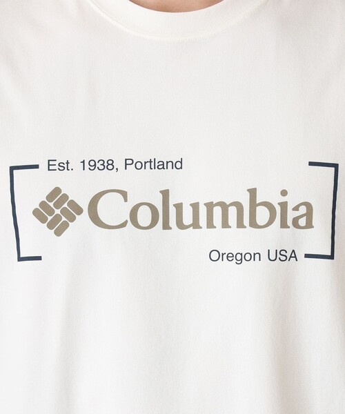 Columbia(コロンビア)の「Columbia/ タイムトゥトレイルグラフィックショートスリーブTシャツ /コロンビア(Tシャツ/カットソー・メンズ・ホワイト/ブラック・S/M/L/XL)」の10枚目の写真