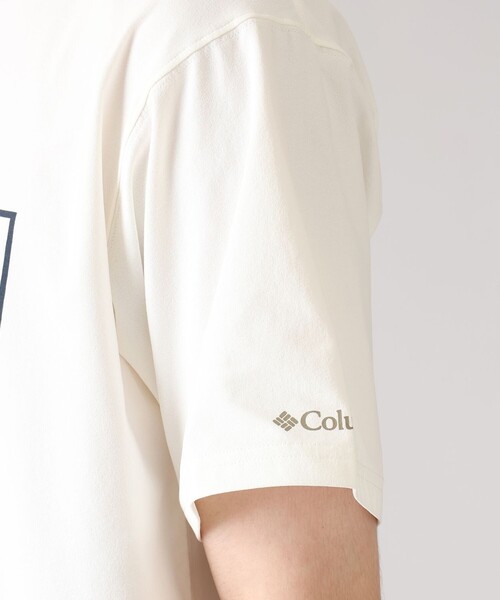 Columbia(コロンビア)の「Columbia/ タイムトゥトレイルグラフィックショートスリーブTシャツ /コロンビア(Tシャツ/カットソー・メンズ・ホワイト/ブラック・S/M/L/XL)」の14枚目の写真