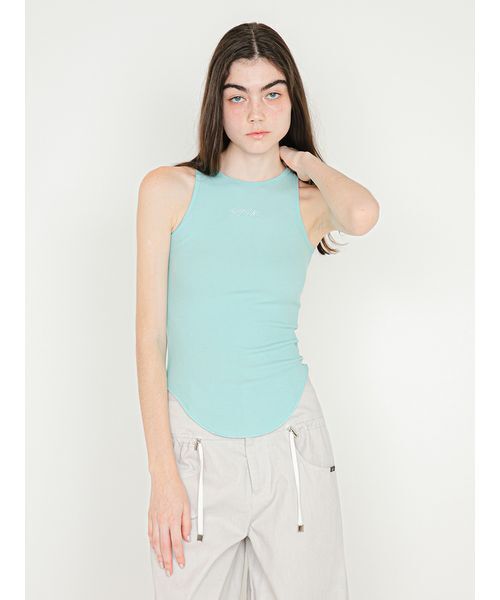 SORIN(ソリン )の「Embroidered Tanktop/エンブロイダード タンクトップ(タンクトップ・レディース・ミント/ホワイト/ブラック/カーキ・38)」の4枚目の写真