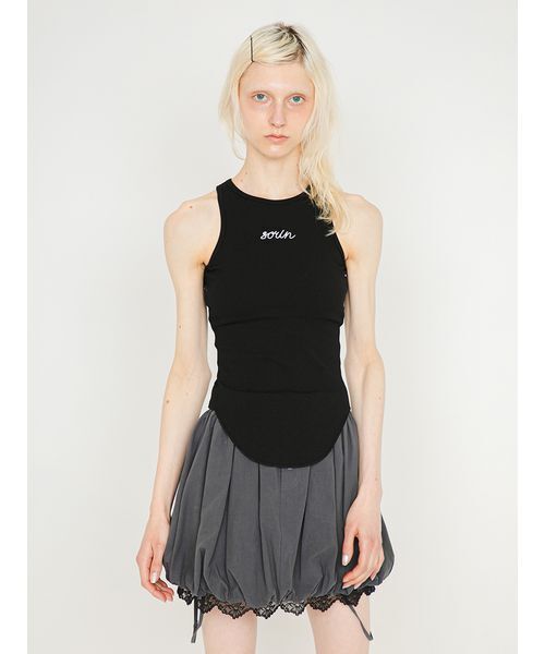 SORIN(ソリン )の「Embroidered Tanktop/エンブロイダード タンクトップ(タンクトップ・レディース・ミント/ホワイト/ブラック/カーキ・38)」の5枚目の写真