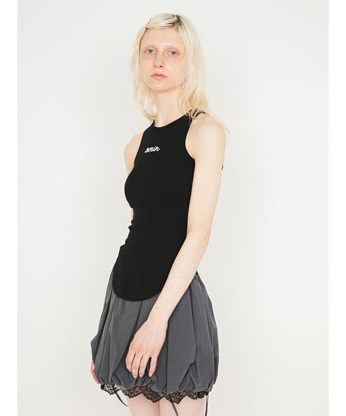 SORIN(ソリン )の「Embroidered Tanktop/エンブロイダード タンクトップ(タンクトップ・レディース・ミント/ホワイト/ブラック/カーキ・38)」の6枚目の写真