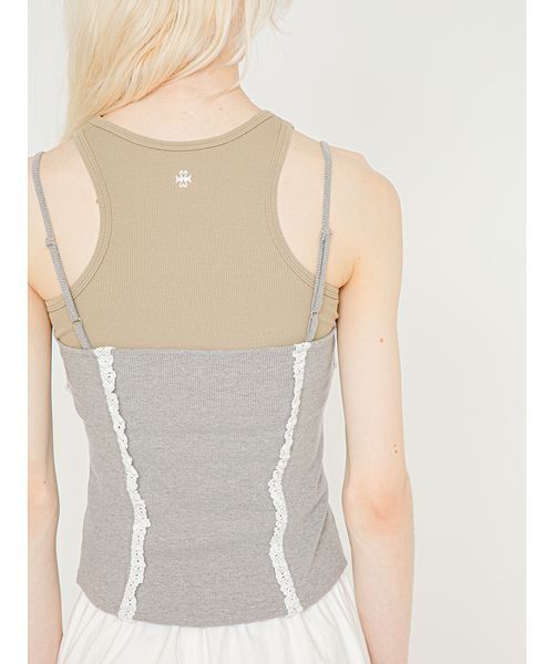 SORIN(ソリン )の「Embroidered Tanktop/エンブロイダード タンクトップ(タンクトップ・レディース・ミント/ホワイト/ブラック/カーキ・38)」の16枚目の写真