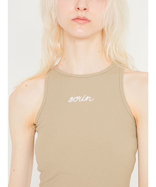 SORIN(ソリン )の「Embroidered Tanktop/エンブロイダード タンクトップ(タンクトップ・レディース・ミント/ホワイト/ブラック/カーキ・38)」の18枚目の写真