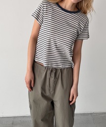 El mar 細ボーダーTシャツ