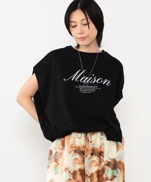フロントロゴチュニック丈ビッグTシャツ