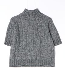 【S】【it】【'S Max Mara】ショートスリーブケーブルニット
