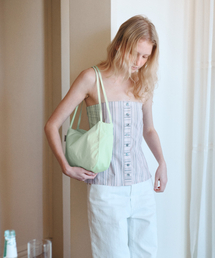 MUCU AND EBONY（ムクアンドエボニー）の「Light Mellow Shoulder Bag _ Melon Green（ショルダーバッグ）」