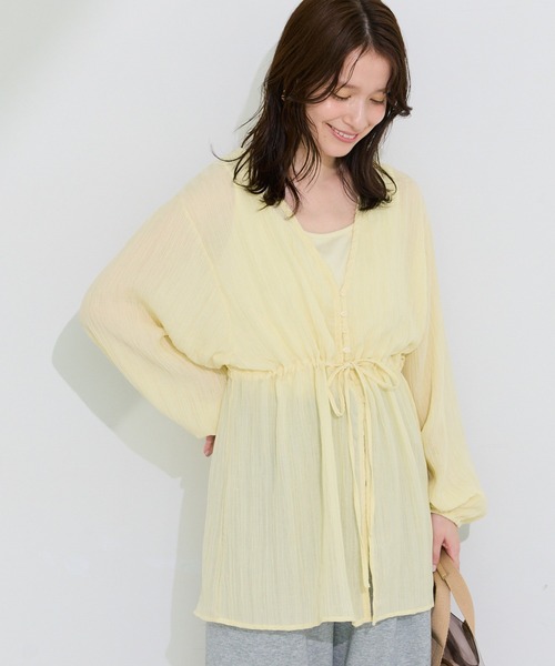 tvxq219 ページ 3 点セット セール】SET2点Vネックブラウス+タンクトップ（シャツ/ブラウス