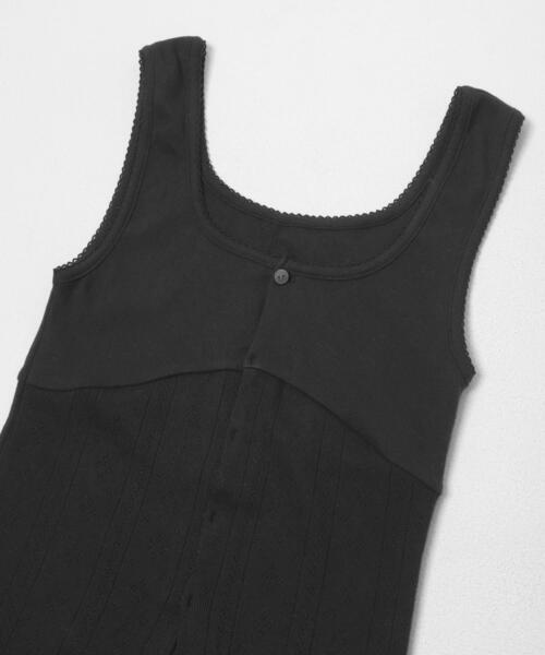 THE GOODLAND MARKET（ザグッドランドマーケット）の「cwtch　PATTERNMESH TANKTOP（タンクトップ・レディース・ホワイト/ブルー系その他/ブラック/イエロー・FREE）」の15枚目の写真
