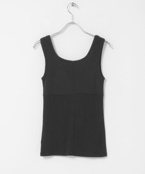THE GOODLAND MARKET（ザグッドランドマーケット）の「cwtch　PATTERNMESH TANKTOP（タンクトップ・レディース・ホワイト/ブルー系その他/ブラック/イエロー・FREE）」の17枚目の写真