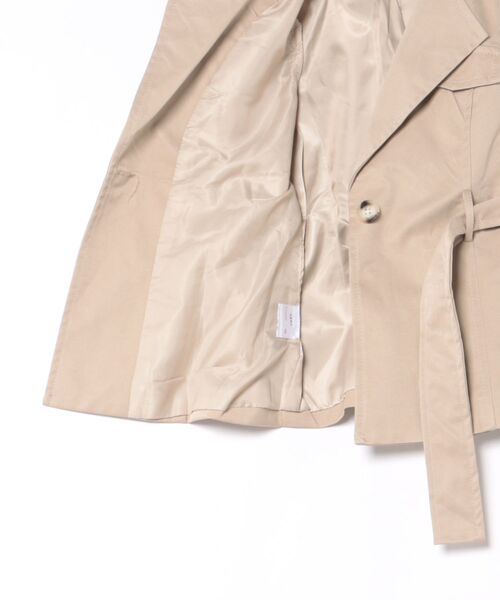 almo（アルモ）の「【LAMPOON】ノースリーブトレンチ（トレンチコート・レディース・ベージュ・SMALL/LARGE/MEDIUM）」の9枚目の写真