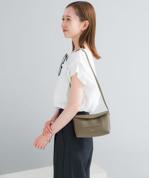 URBAN RESEARCH ROSSO WOMEN(アーバンリサーチ ロッソ)の「『WEB/一部店舗限定』ドライドルマンプルオーバー(Tシャツ/カットソー・レディース・オフホワイト/ピンク系その他/ブラウン・FREE)」の7枚目の写真