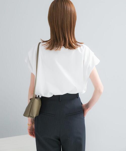 URBAN RESEARCH ROSSO WOMEN(アーバンリサーチ ロッソ)の「『WEB/一部店舗限定』ドライドルマンプルオーバー(Tシャツ/カットソー・レディース・オフホワイト/ピンク系その他/ブラウン・FREE)」の8枚目の写真