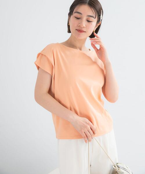 URBAN RESEARCH ROSSO WOMEN(アーバンリサーチ ロッソ)の「『WEB/一部店舗限定』ドライドルマンプルオーバー(Tシャツ/カットソー・レディース・オフホワイト/ピンク系その他/ブラウン・FREE)」の22枚目の写真