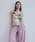 MAISON SPECIAL�i���]���X�y�V�����j�́u�y2026Summer PRE-ORDER�zChain-Pattern Scarf TOPS/�`�F�[���p�^�[���X�J�[�t�g�b�v�X�i�L���~�\�[���j�v�b�z���C�g
