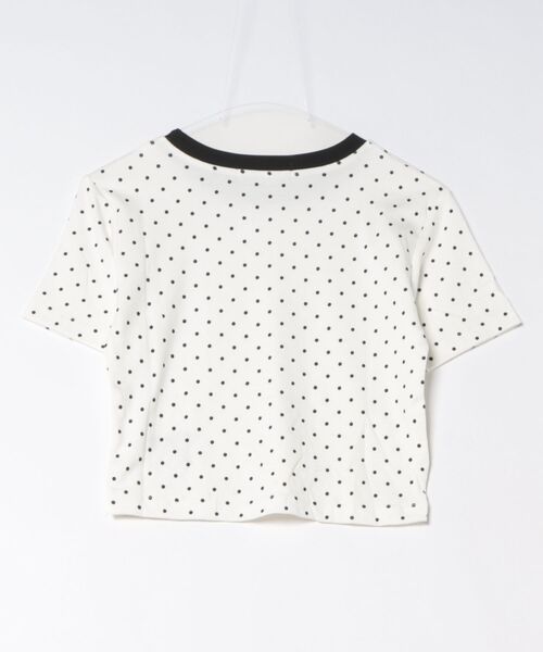 LAMPOON(ランプーン)の「【LAMPOON】ドットリンガーミニTシャツ(Tシャツ/カットソー・レディース・ホワイト・MEDIUM/SMALL)」の13枚目の写真