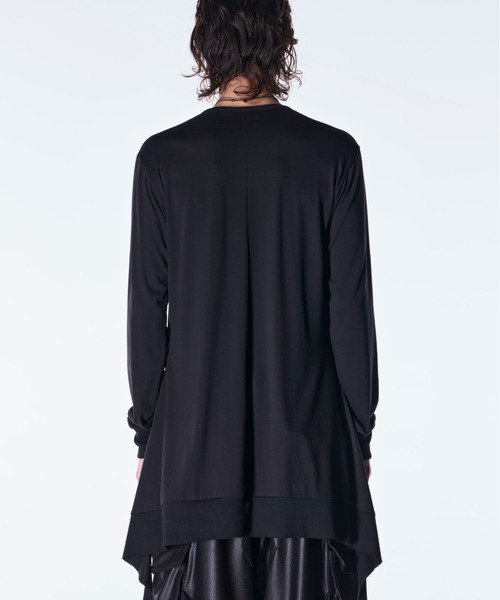 kiryuyrik(キリュウキリュウ)の「kiryuyrik/キリュウキリュウ/Piping Flare LS T-Shirt(Tシャツ/カットソー・メンズ・ホワイト/ブラック・SMALL/MEDIUM/LARGE)」の5枚目の写真