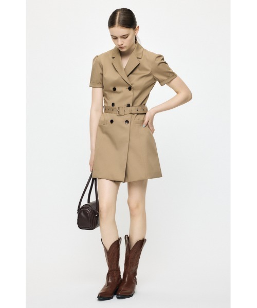 MOUSSY】DOUBLEBREASTED BLAZER MINI ワンピース DOUBLE BREASTED