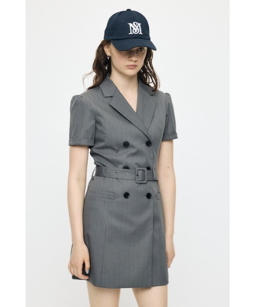 MOUSSY(マウジー)の「DOUBLE BREASTED BLAZER ミニワンピース(ワンピース・レディース・ベージュ/グレー系その他/ブラック系その他・1/2)」の16枚目の写真