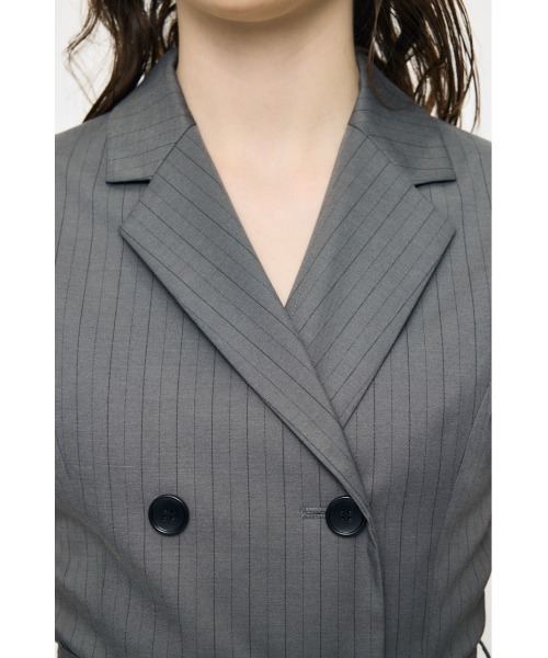 MOUSSY(マウジー)の「DOUBLE BREASTED BLAZER ミニワンピース(ワンピース・レディース・ベージュ/グレー系その他/ブラック系その他・1/2)」の19枚目の写真