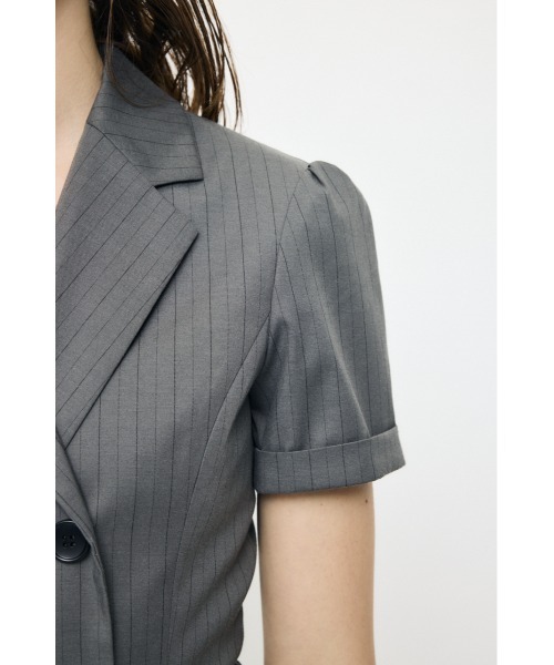 MOUSSY(マウジー)の「DOUBLE BREASTED BLAZER ミニワンピース(ワンピース・レディース・ベージュ/グレー系その他/ブラック系その他・1/2)」の20枚目の写真