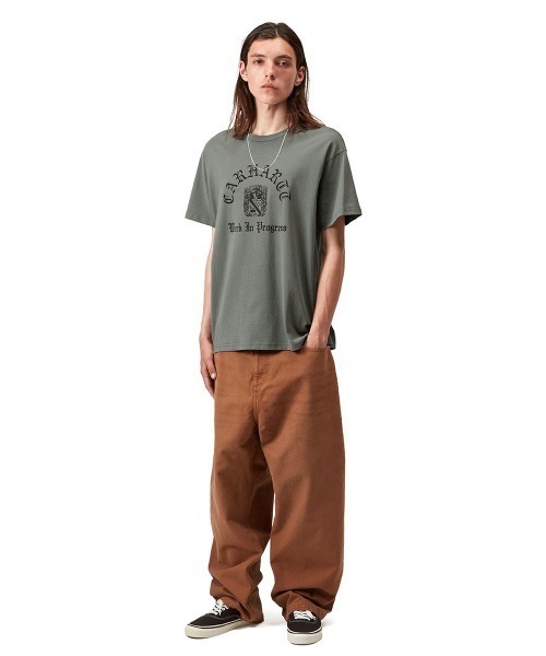 Carhartt WIP(カーハートダブリューアイピー)の「Carhartt WIP S/S COAT OF ARMS T-SHIRT(カーハートワークインプログレス ショートスリーブ コート オブ アームズ Tシャツ)(Tシャツ/カットソー・メンズ・ブラック/グリーン系/ワイン系・X-LARGE/LARGE/MEDIUM/SMALL)」の11枚目の写真