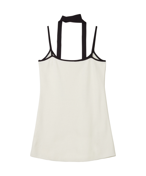 ERER(エルエル)の「Colorblock knit Dress White(ワンピース・レディース・ホワイト・F)」の7枚目の写真