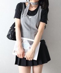 フェイクレイヤードTシャツ