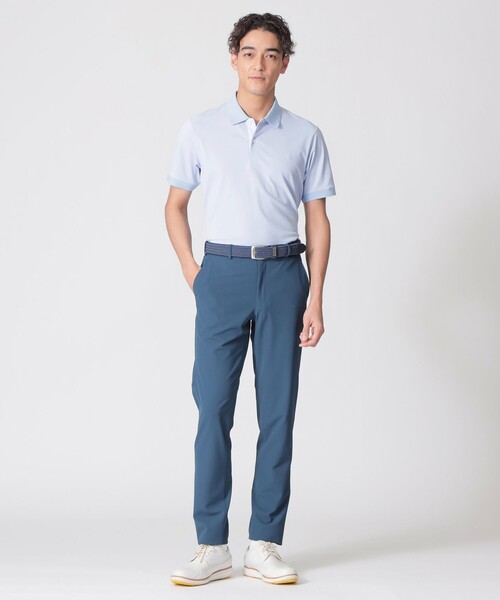 Paul Stuart(ポールスチュアート)の「【GOLF Men’s/吸水速乾/UVカット/保型性/イージーケア】PSアイコニックロゴ半袖ポロシャツ(ポロシャツ・メンズ・ホワイト/ブラック/グレー/パープル系その他/ダークネイビー/ブルー系その他2・M/L/XL)」の20枚目の写真