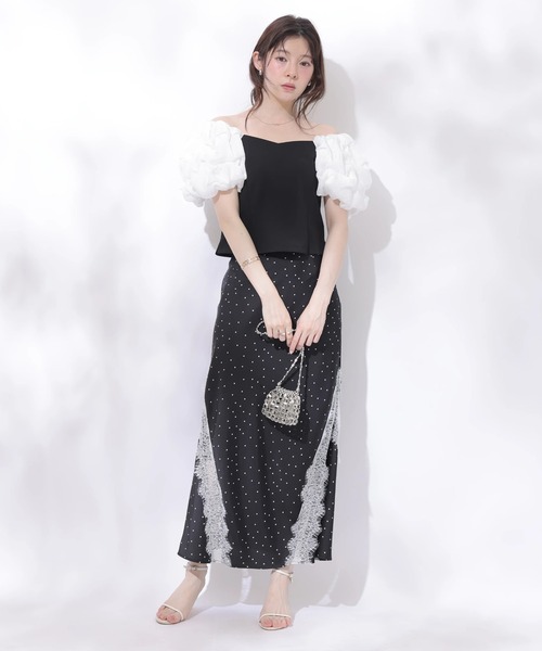 Rirandture(リランドチュール)の「フワフワスリーブカットトップス(Tシャツ/カットソー・レディース・ライトイエロー/オフホワイト/ブラック系その他2・2)」の9枚目の写真