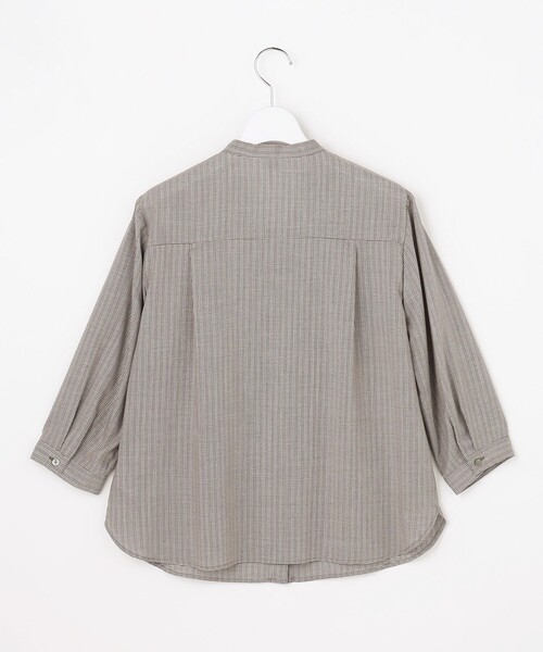 J.PRESS（ジェイプレス）の「【シーンレスに活躍】ウォッシャブルキュプラツイル ボウタイ ブラウス（シャツ/ブラウス・レディース・ダークブラウン系1/ブラック系3/ブルー系/パープル系1・9/11）」の21枚目の写真