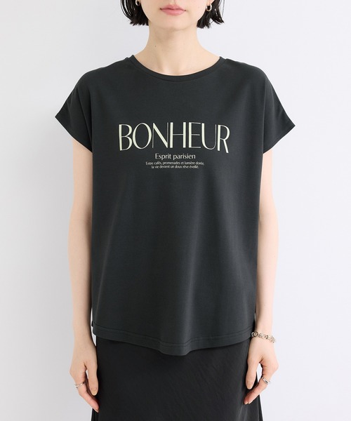 le cercle ADAM ET ROPE'(ルセルクルアダムエロペ)の「ロゴプリントTシャツ(Tシャツ/カットソー・レディース・ブラウン/ホワイト/ブラック・FREE)」の14枚目の写真