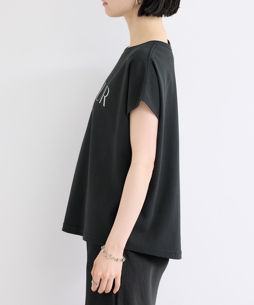 le cercle ADAM ET ROPE'(ルセルクルアダムエロペ)の「ロゴプリントTシャツ(Tシャツ/カットソー・レディース・ブラウン/ホワイト/ブラック・FREE)」の15枚目の写真