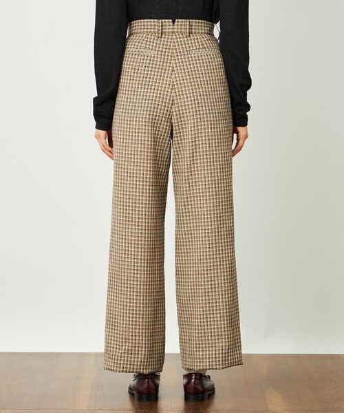 MACKINTOSH PHILOSOPHY(マッキントッシュ フィロソフィー)の「GREY LABEL リネンミックスチェックパンツ(その他パンツ・レディース・ベージュ系その他4・2)」の6枚目の写真