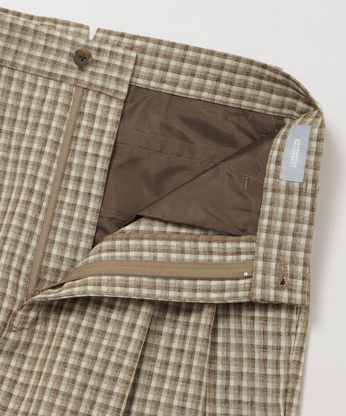 MACKINTOSH PHILOSOPHY(マッキントッシュ フィロソフィー)の「GREY LABEL リネンミックスチェックパンツ(その他パンツ・レディース・ベージュ系その他4・2)」の8枚目の写真