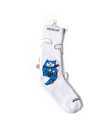 LORD NINJA CREW SOCKS(WHITE)