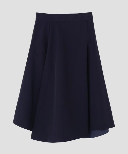 YLEVE(イレーヴ)の「YLEVE / RECYCLE POLYESTER SKIRT(スカート・レディース・ベージュ/ネイビー・2/0/1)」の2枚目の写真