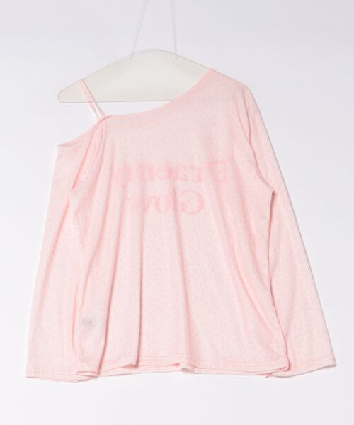 AsheKsha(アシクシャ)の「アルファベットプリント長袖Tシャツ(Tシャツ/カットソー・レディース・ピンク・M)」の18枚目の写真